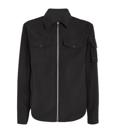 Moose Knuckles Charlesbourg Shirt Jacket In Black