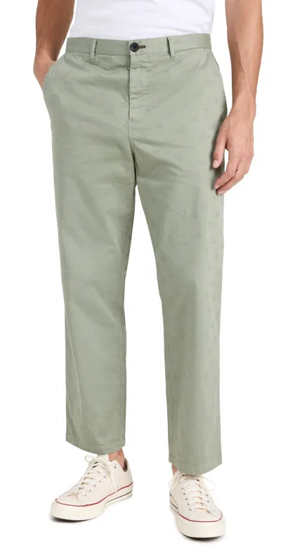 Ps By Paul Smith Casual Trousers In Light Green