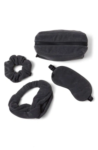 Barefoot Dreams Cozyterry™ 4-piece Resport Spa Set In Carbon