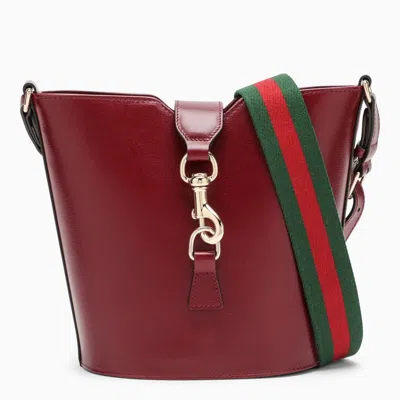 Gucci Rosso Ancora Mini Bucket Bag Women In Red