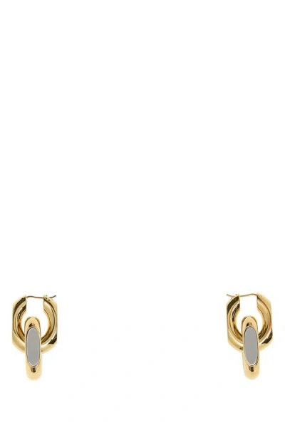 Saint Laurent Woman Golden Metal Cassandre Earrings