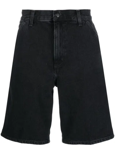 Carhartt Bermuda Shorts With Logo In Black