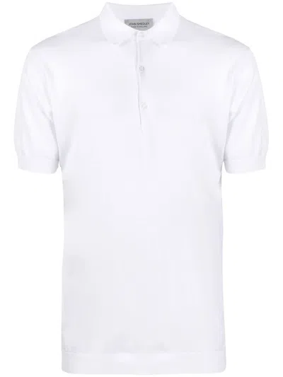 John Smedley Adrian Polo Shirt In White