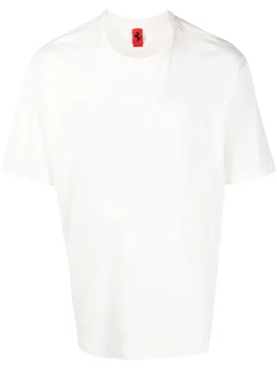 Ferrari T-shirt Con Logo In White