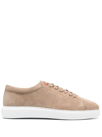 Peuterey Sneakers With Logo In Brown