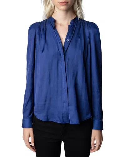 Zadig & Voltaire Touchy Satin Blouse