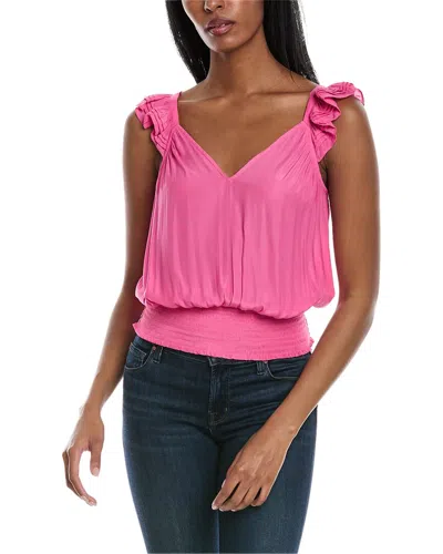 Ramy Brook Diore Top In Pink