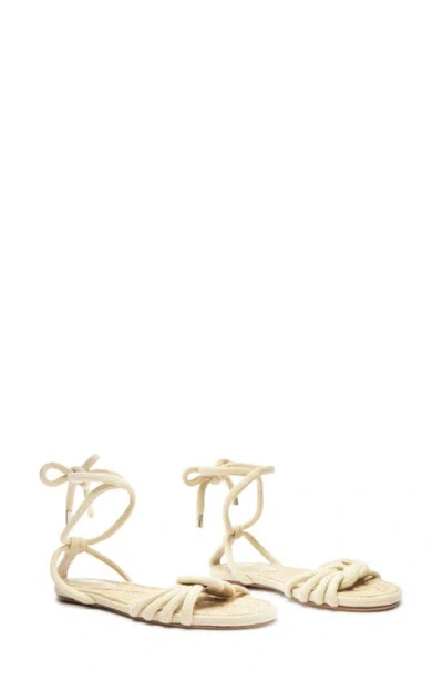 Alexandre Birman Vicky Rope Sandals Dove In White