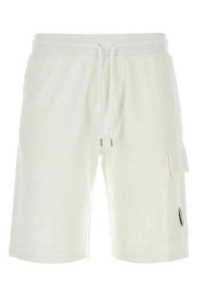 C.p. Company Shorts In White