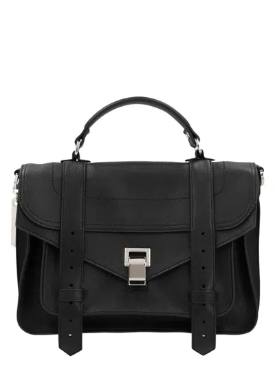 Proenza Schouler Ps1 Medium Handbag In Black