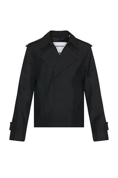 Burberry Bomber Jacket In Black