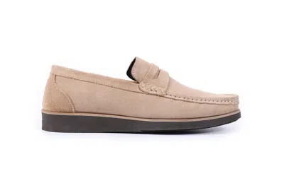 Vellapais Lupin Penny Loafer In Light Beige