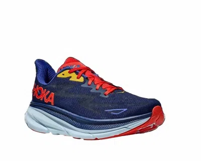 Hoka Clifton V9 Mens Sneaker In Blue