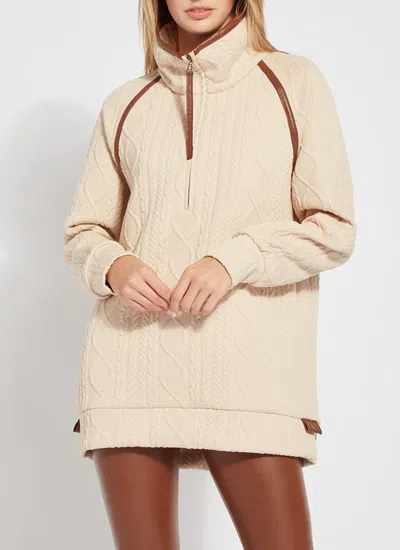 Lyssé Marian Quilted Pullover In Multi