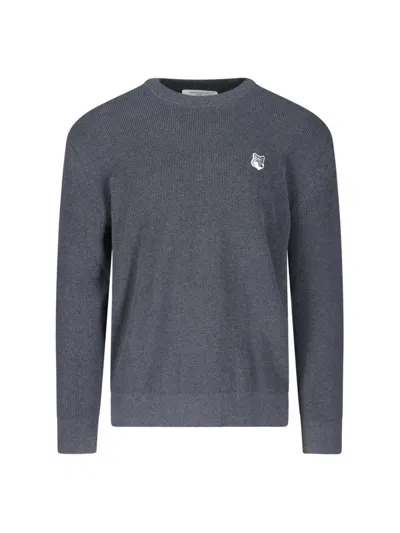 Maison Kitsuné Maison Kitsune' Sweaters In Grey