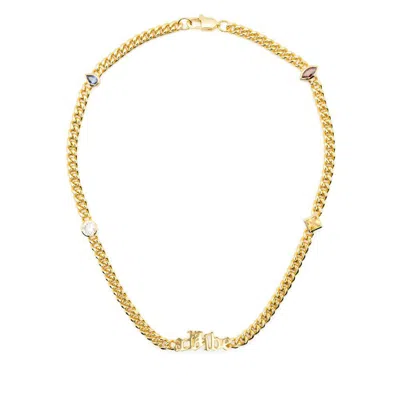 Darkai A Vibe Crystal-embellished Necklace In Gold