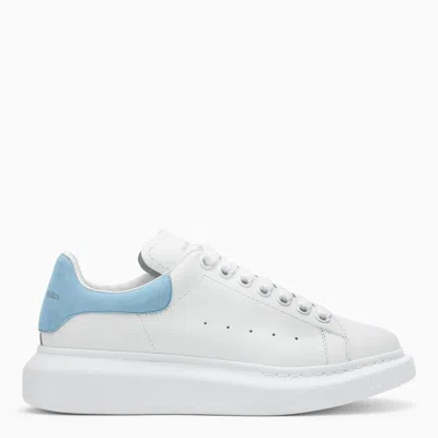 Alexander Mcqueen And Power Blue Oversized Trainers In White