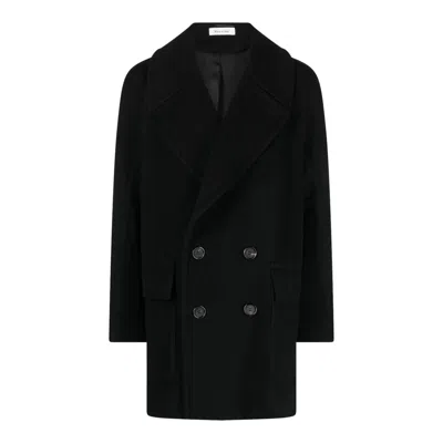 Alexander Mcqueen Coats Black