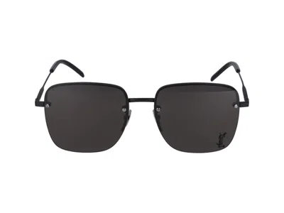 Saint Laurent Sunglasses In Black Black Black