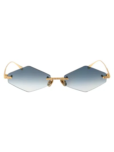 Anna-karin Karlsson Anna Karin Karlsson Sunglasses In Gold Grey