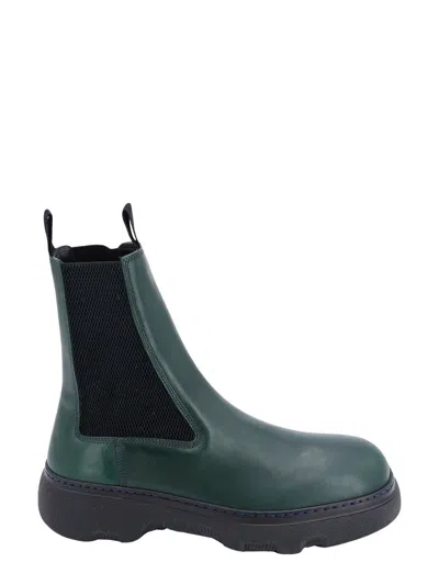 Burberry Boots In Green