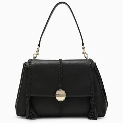 Chloé Women's Penelope Leather Shoulder Bag In Black