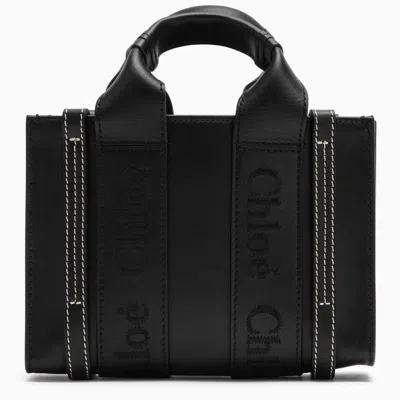 Chloé Woody Mini Bag In Black