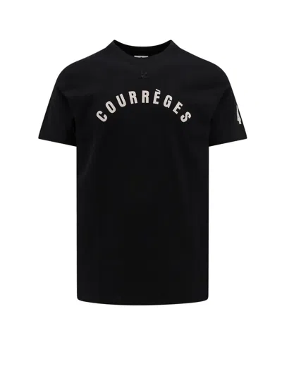 Courrèges T-shirt In Black