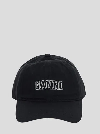 Ganni Hat In Black