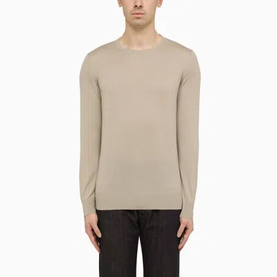 Loro Piana Crew-neck Sweater In Beige