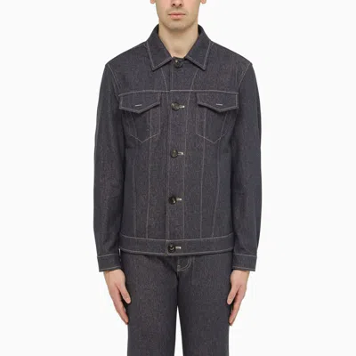 Loro Piana Denim Jacket In Blue