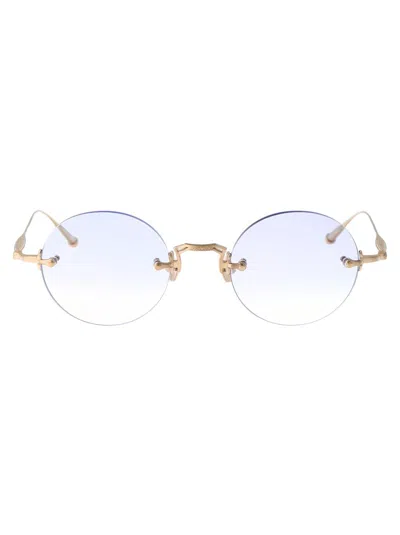 Matsuda Sunglasses In Bg2 Brushed Gold - Cafè Blue Gradient