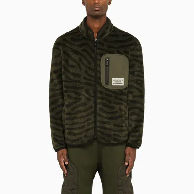 Moncler Genius Moncler X Salehe Bembury Genius Salehe Benbury Zip/cardigan Sweatshirt In Green