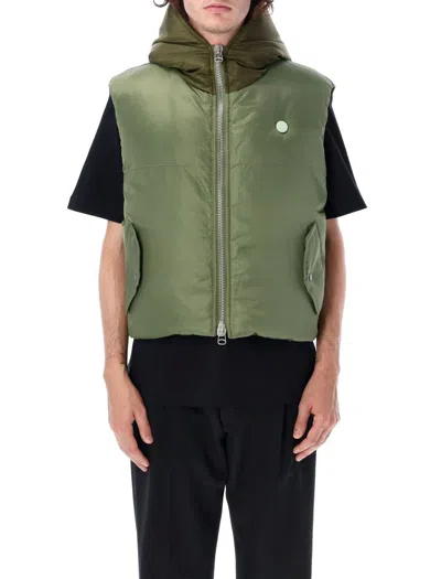 Oamc Ma-1 Re-work Vest In Olive