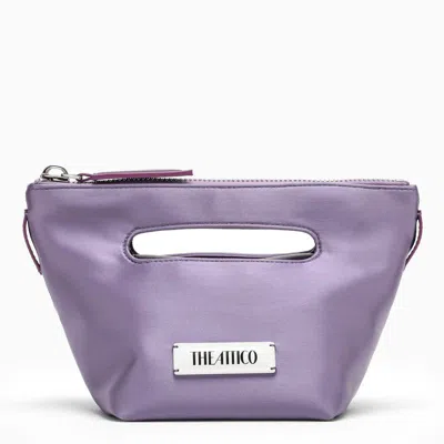 Attico The  Via Dei Giardini 15 Lilac Tote Bag In Purple