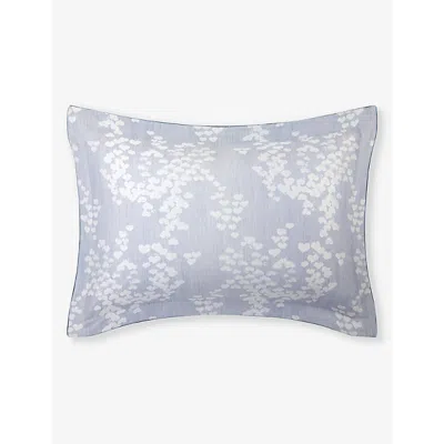 Yves Delorme Grey Estampe Oxford King Organic-cotton Pillowcase 50cm X 90cm