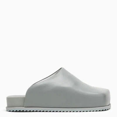 Yume Yume Leatherette Truck Mules In Grey