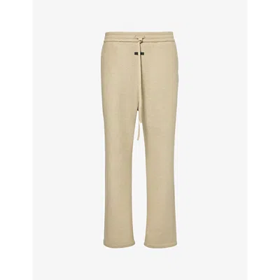Fear Of God Mens Dune Forum Brand-patch Straight-leg Regular-fit Wool Trousers