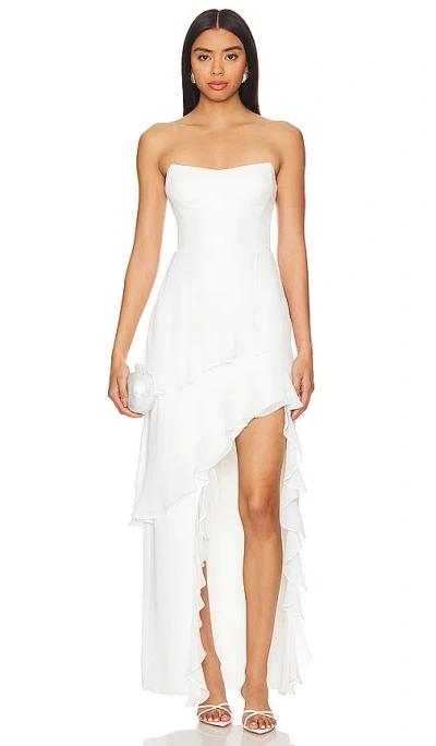 Amanda Uprichard Magnolia Dress In White