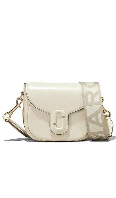 Marc Jacobs The J Marc Small Saddle Bag In Neutral