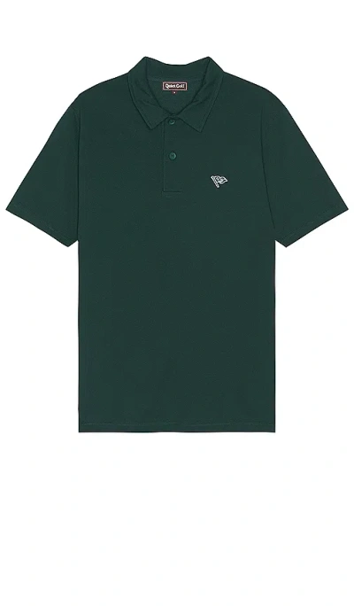 Quiet Golf Pennant Polo In Green