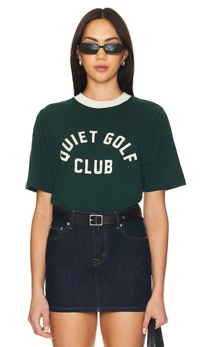 Quiet Golf Qgcu T-shirt In Green
