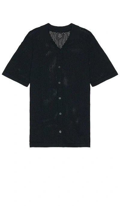 Neuw Cohen Short Sleeve Shirt In Black