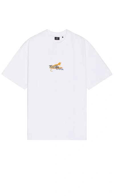 Thrills Earthdrone Box Fit Oversize Tee In White