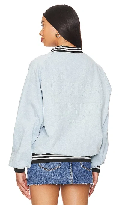 The Laundry Room Coors Light Ghost Stadium Jacket In Blue
