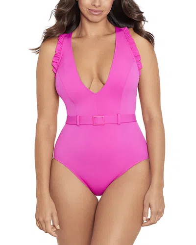 Skinny Dippers Jelly Beans Cinch One-piece In Pink