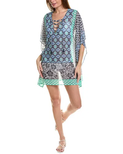 Tommy Bahama Hibiscus Tunic In Navy