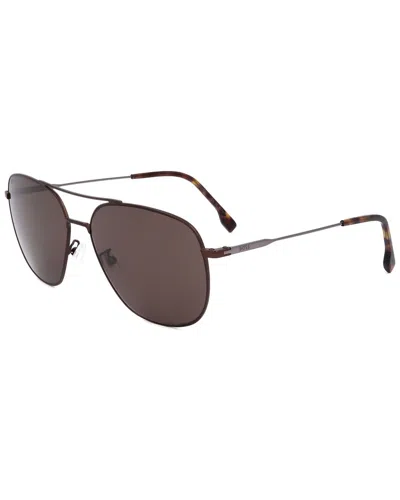 Hugo Boss Men's Boss1557 62mm Sunglasses In Brown
