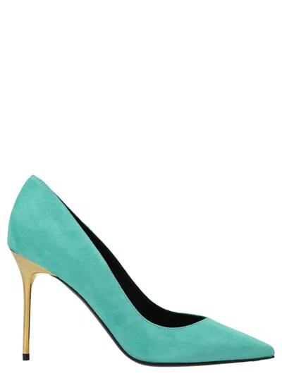 Balmain Ruby Stiletto Pumps In Blue