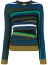 Kenzo Multicolor Broken Stripes Sweater